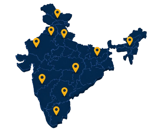 Map of government initiatives across India